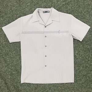 White Short Sleeve Men's Shirt